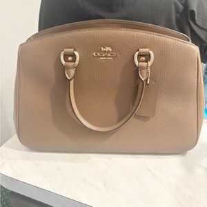 Coach Tan Leather Satchel